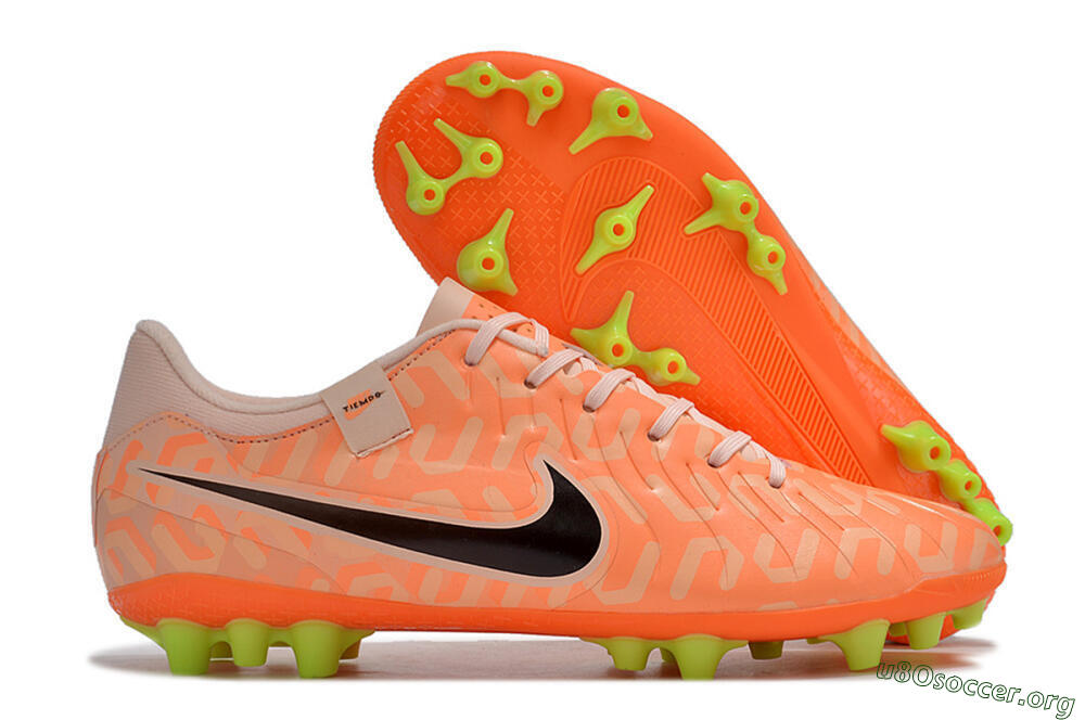 Nike Tiempo Legend 10 Academy AG Football Boots - Orange/Pink/Black 2