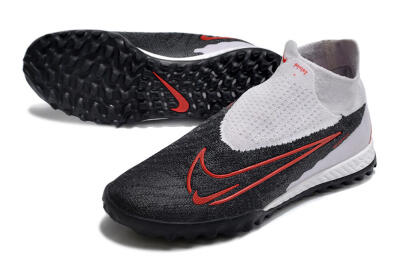 Nike Phantom GX Elite DF Link TF Football Shoes - White/Black/Red