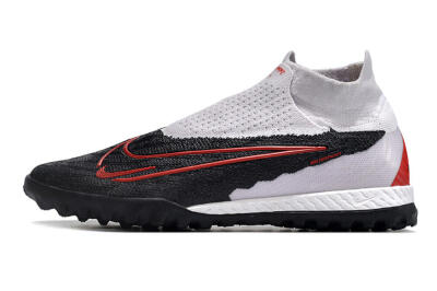 Nike Phantom GX Elite DF Link TF Football Shoes - White/Black/Red