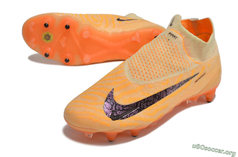 Nike Phantom GX Elite DF Link Pro SG Football Boots - Orange/Pink/Black 0