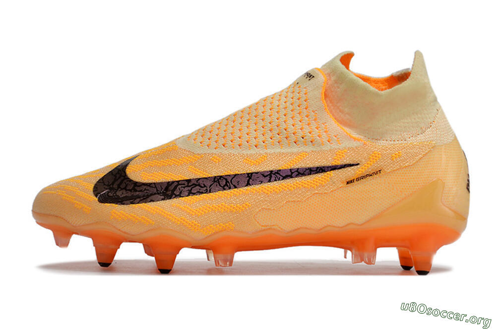 Nike Phantom GX Elite DF Link Pro SG Football Boots - Orange/Pink/Black 3