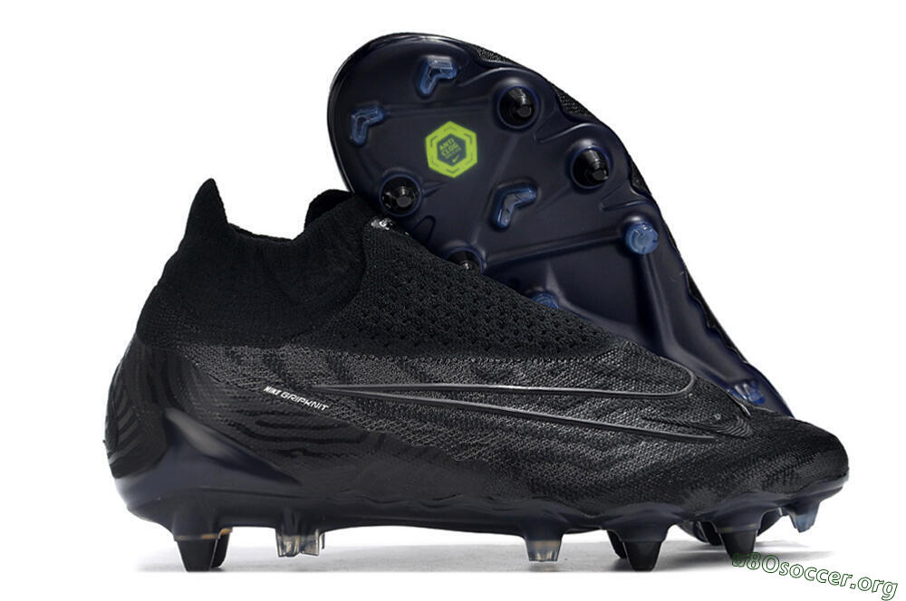 Nike Phantom GX Elite DF Link Pro SG Football Boots - Black/Blue 2