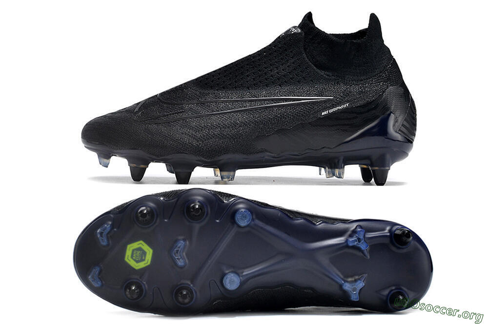 Nike Phantom GX Elite DF Link Pro SG Football Boots - Black/Blue 1