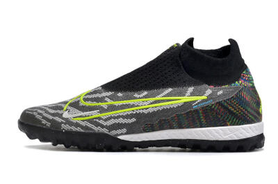 Nike Phantom GX Elite DF Link TF Football Shoes - Grey/Rainbow