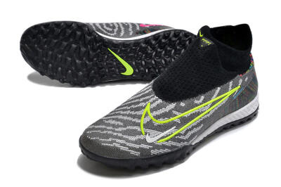 Nike Phantom GX Elite DF Link TF Football Shoes - Grey/Rainbow