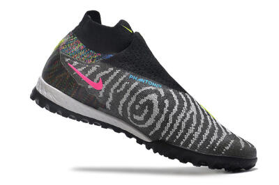 Nike Phantom GX Elite DF Link TF Football Shoes - Grey/Rainbow