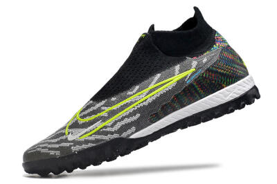 Nike Phantom GX Elite DF Link TF Football Shoes - Grey/Rainbow