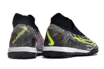 Nike Phantom GX Elite DF Link TF Football Shoes - Grey/Rainbow