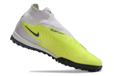 Nike Phantom GX Elite DF Link TF Football Shoes - Grey/Green/Pink