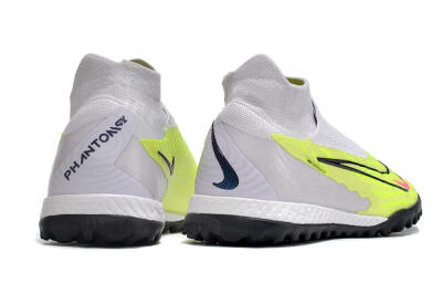 Nike Phantom GX Elite DF Link TF Football Shoes - Grey/Green/Pink