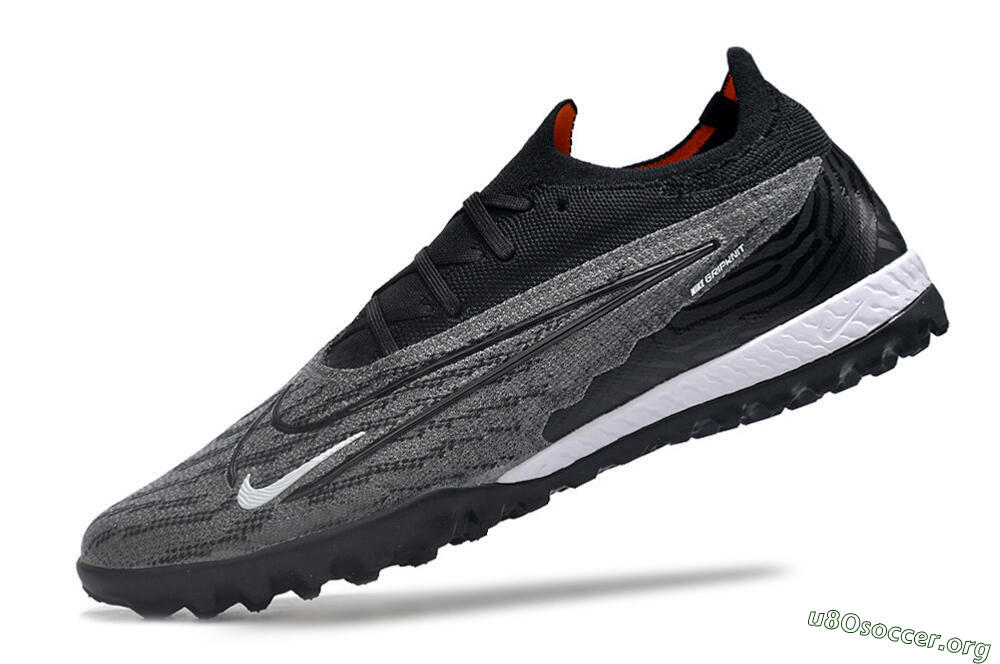 Nike Phantom GX Elite TF Football Shoes - Black/White/Grey 5