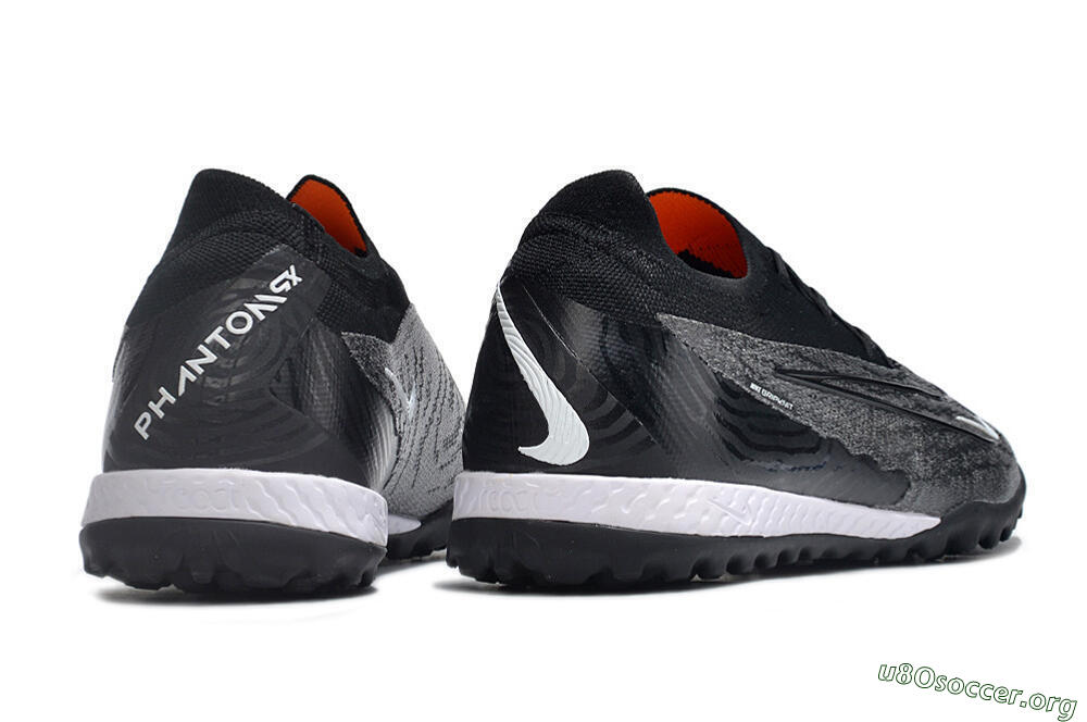 Nike Phantom GX Elite TF Football Shoes - Black/White/Grey 6