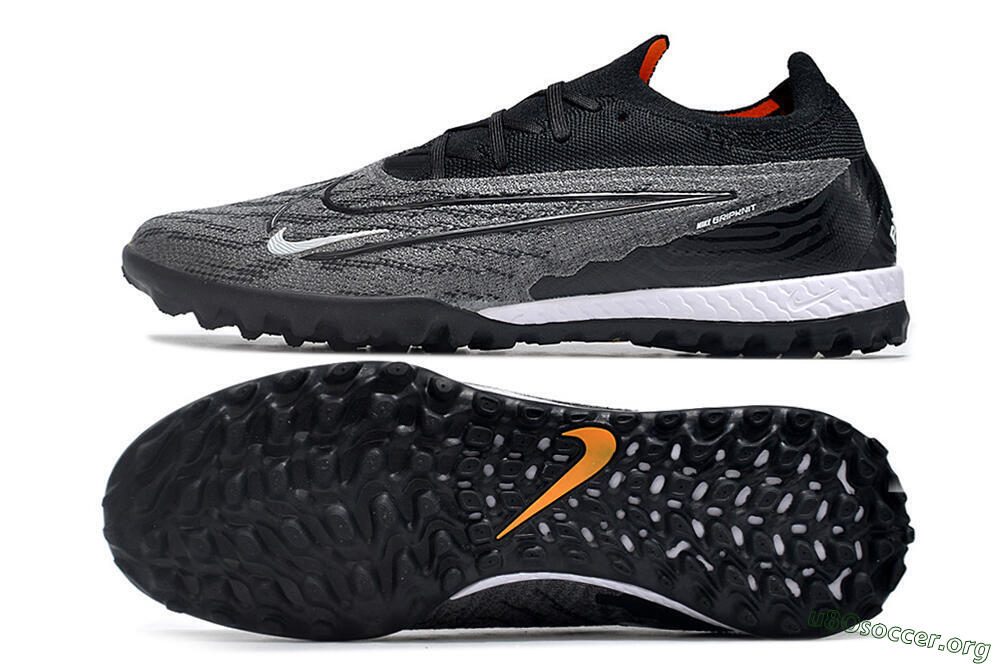 Nike Phantom GX Elite TF Football Shoes - Black/White/Grey 1