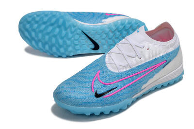 Nike Phantom GX Elite TF Football Shoes - Blue/White/Pink