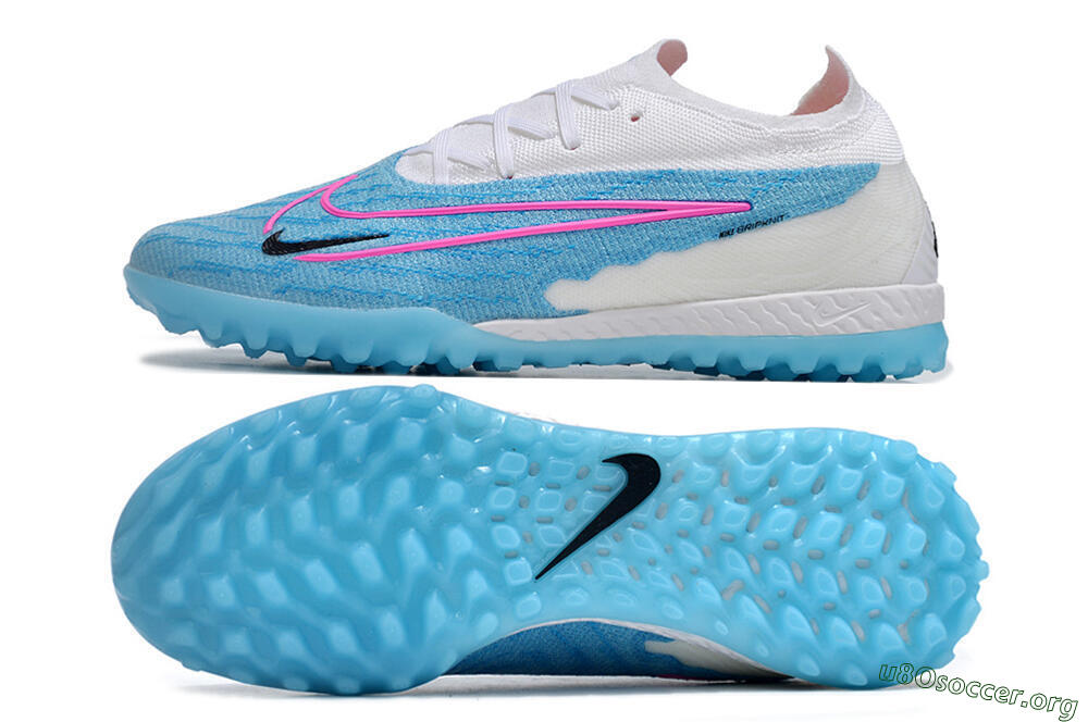 Nike Phantom GX Elite TF Football Shoes - Blue/White/Pink 1