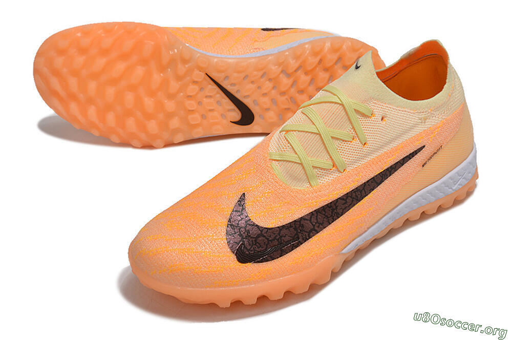 Nike Phantom GX Elite TF Football Shoes - Orange/Pink/Black 0