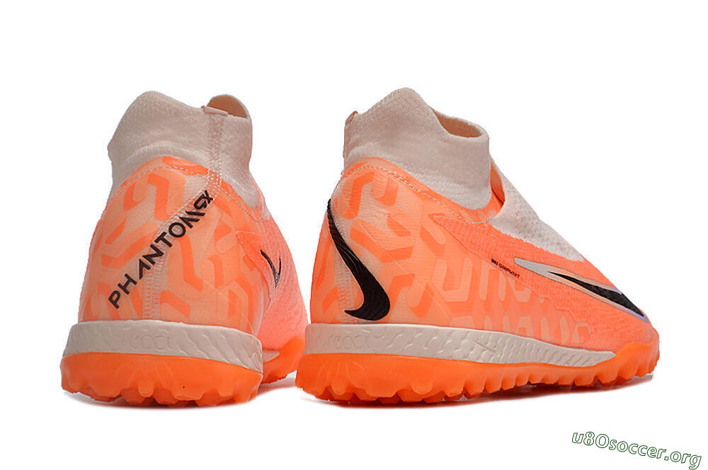 Nike Phantom GX Elite DF Link TF Football Shoes - Orange/Pink/Black/Purple 6