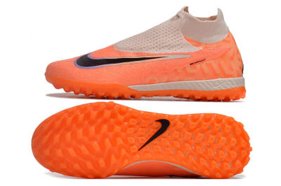 Nike Phantom GX Elite DF Link TF Football Shoes - Orange/Pink/Black/Purple