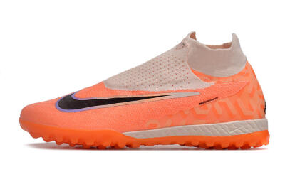 Nike Phantom GX Elite DF Link TF Football Shoes - Orange/Pink/Black/Purple