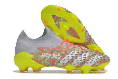 Adidas Predator Freak.1 FG Football Boots - Grey/White/Orange/Green