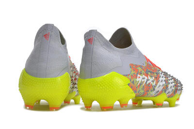 Adidas Predator Freak.1 FG Football Boots - Grey/White/Orange/Green