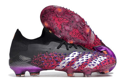 Adidas Predator Freak.1 FG Football Boots - Black/Pink/Purple