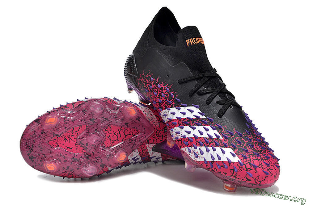Adidas Predator Freak.1 FG Football Boots - Black/Pink/Purple 0