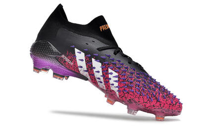Adidas Predator Freak.1 FG Football Boots - Black/Pink/Purple