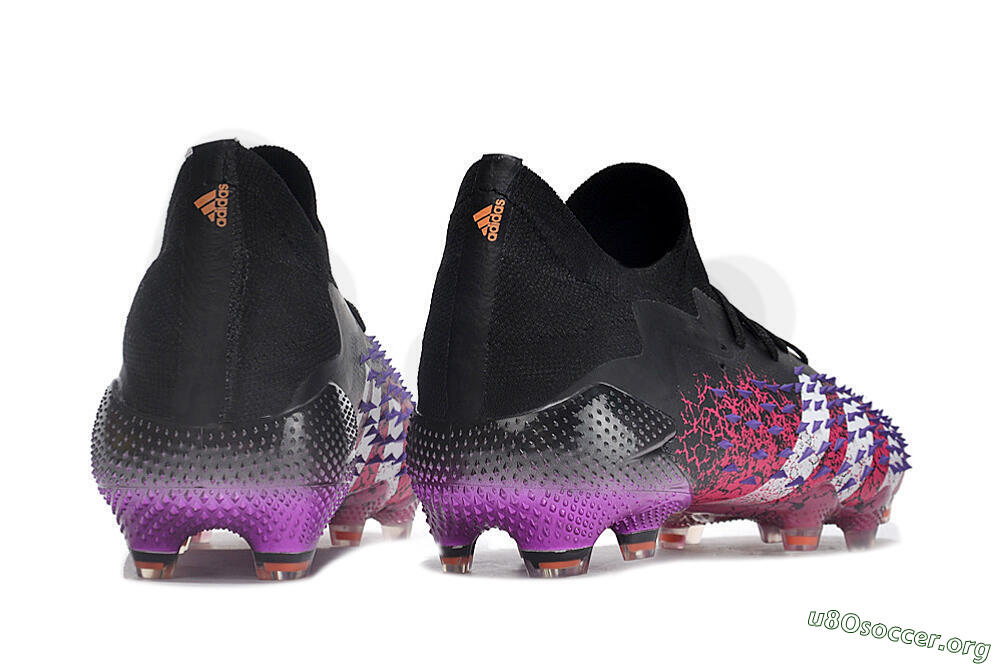 Adidas Predator Freak.1 FG Football Boots - Black/Pink/Purple 6