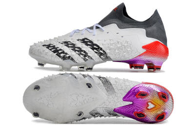 Adidas Predator Freak.1 FG Football Boots - White/Black/Grey/Red
