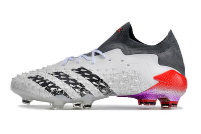 Adidas Predator Freak.1 FG Football Boots - White/Black/Grey/Red