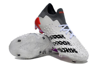 Adidas Predator Freak.1 FG Football Boots - White/Black/Grey/Red