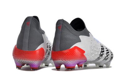 Adidas Predator Freak.1 FG Football Boots - White/Black/Grey/Red