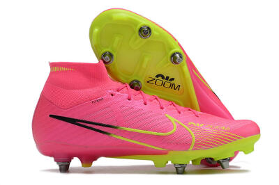 Nike Air Zoom Mercurial Superfly 9 Elite SG Football Boots - Pink/Green/Black