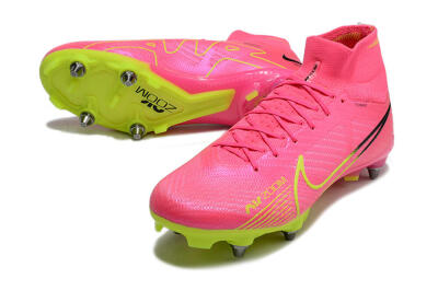Nike Air Zoom Mercurial Superfly 9 Elite SG Football Boots - Pink/Green/Black