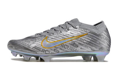 Nike Air Zoom Mercurial Vapor 15 Elite FG Football Boots - Silver/Gold