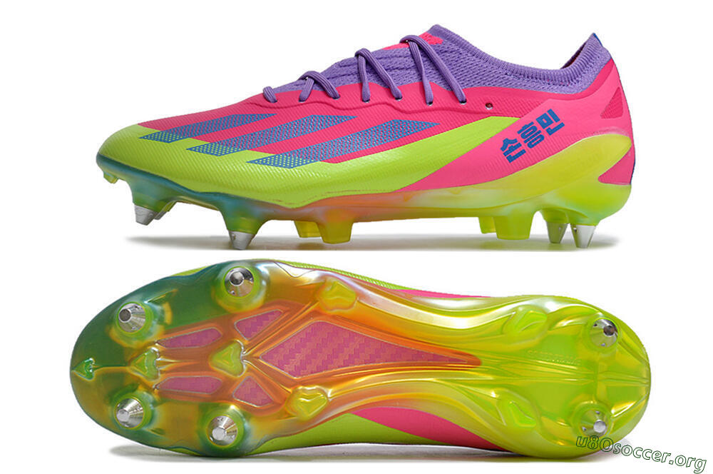 Adidas X Crazyfast.1 SG Football Boots - Purple/Pink/Blue/Yellow 1