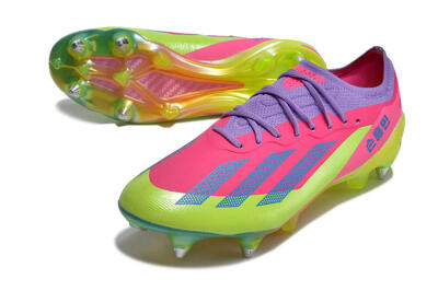 Adidas X Crazyfast.1 SG Football Boots - Purple/Pink/Blue/Yellow