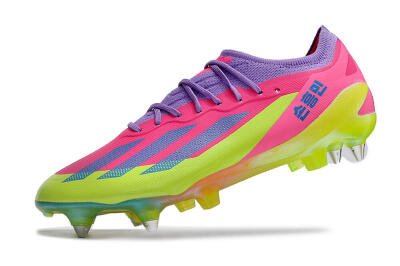 Adidas X Crazyfast.1 SG Football Boots - Purple/Pink/Blue/Yellow