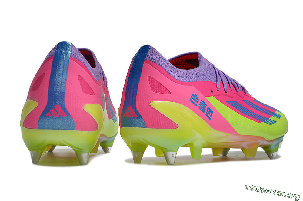 Adidas X Crazyfast.1 SG Football Boots - Purple/Pink/Blue/Yellow 6