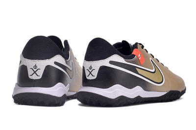 Nike Tiempo Legend 10 Academy TF Football Shoes - Brown/Gold/White