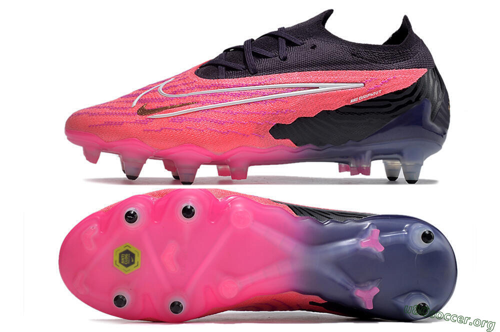 Nike Phantom GX Elite Link Pro SG Football Boots - Pink/White/Black 1