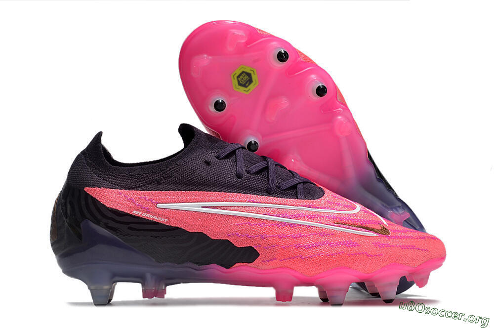 Nike Phantom GX Elite Link Pro SG Football Boots - Pink/White/Black 2