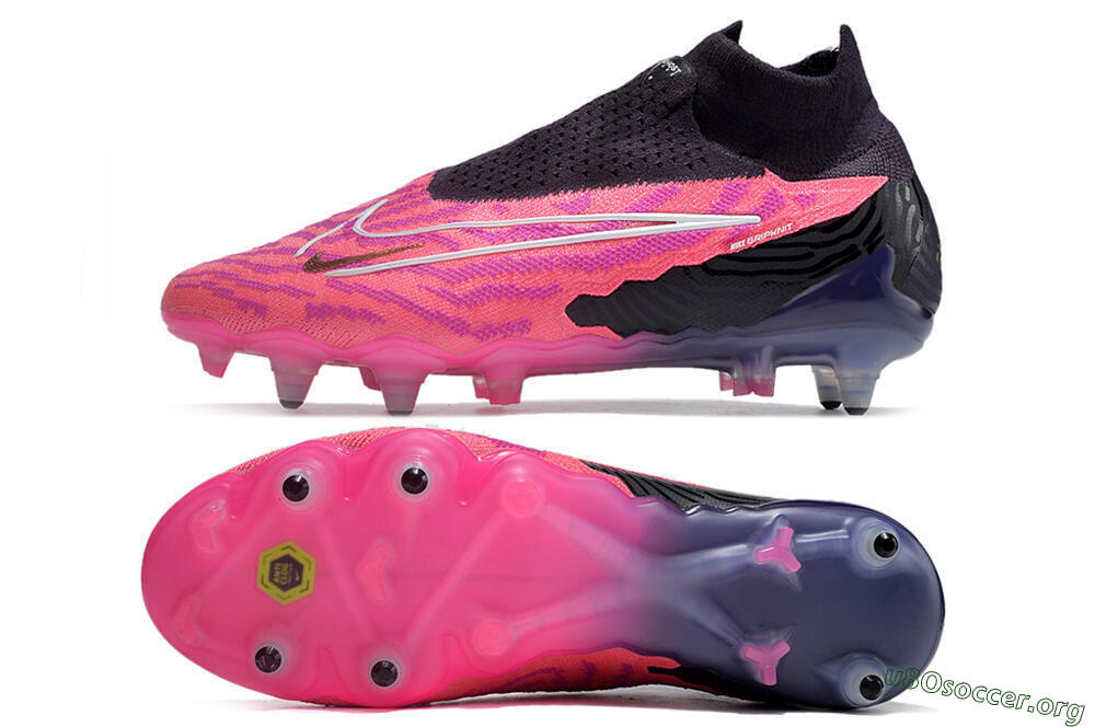 Nike Phantom GX Elite Link Pro SG Football Boots - Pink/White/Black 1