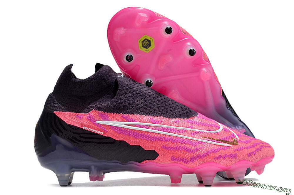Nike Phantom GX Elite Link Pro SG Football Boots - Pink/White/Black 2