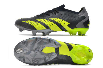 Adidas Predator Accuracy Paul Pogba.1 FG Football Boots - Grey/Black/Yellow