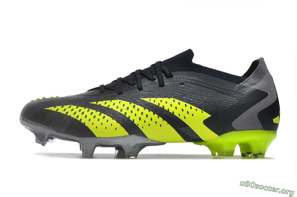 Adidas Predator Accuracy Paul Pogba.1 FG Football Boots - Grey/Black/Yellow 3