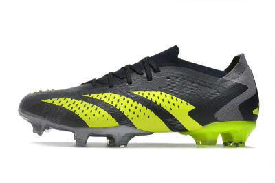 Adidas Predator Accuracy Paul Pogba.1 FG Football Boots - Grey/Black/Yellow