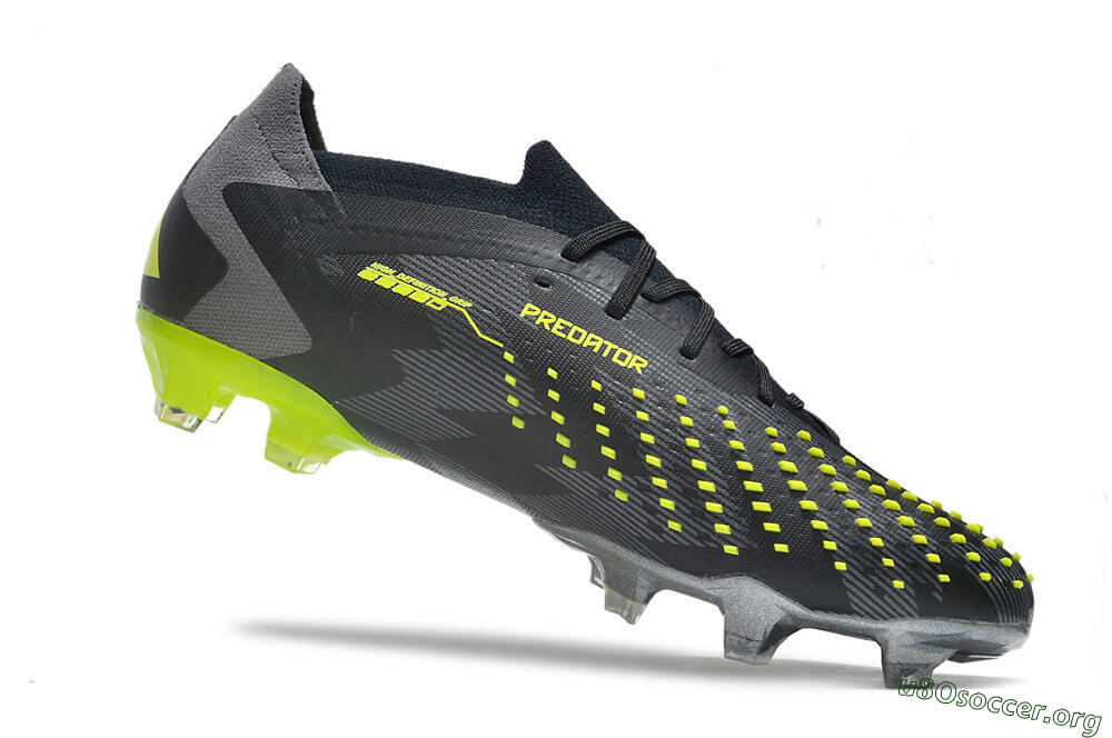 Adidas Predator Accuracy Paul Pogba.1 FG Football Boots - Grey/Black/Yellow 4