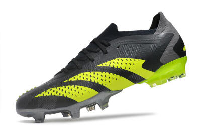 Adidas Predator Accuracy Paul Pogba.1 FG Football Boots - Grey/Black/Yellow